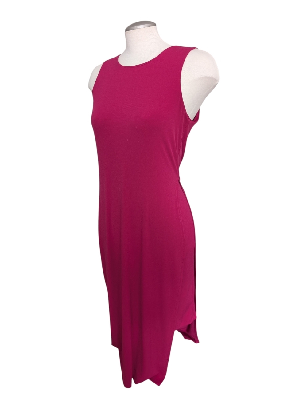Banana Republic Factory Sleeveless Dress Raspberry Pink Size Small Lined Sheath